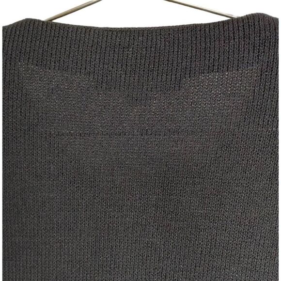 St John Womens Jacket Sz 12 Black Santana Knit Long Classic Vtg Collection - Picture 6 of 11